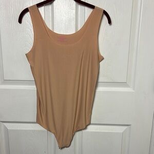 Commando butter bodysuit beige size Large luxury fabric micro modal elastane